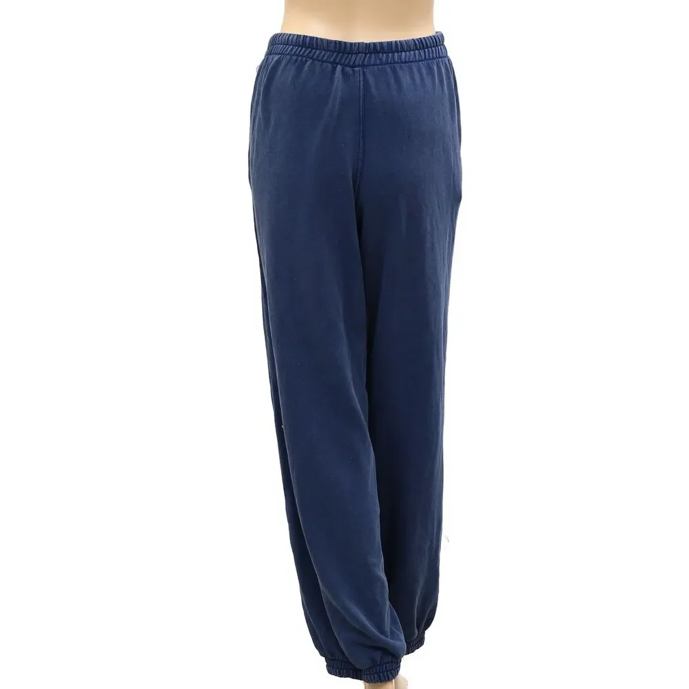 Free People FP Movement Jogger Pants High-Rise Ribbed Pull-On Smocked S 286701